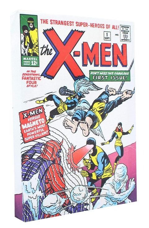 Toynk Marvel Comic Cover 9 x 5 Inch Canvas Wall Art | X-Men #1