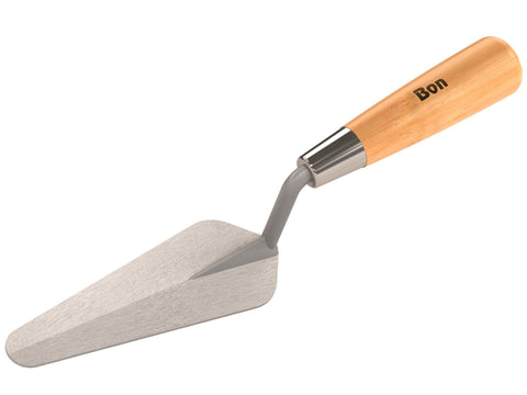 Bon Tool 12-181 Pro Plus 5-1/2-Inch by 2-Inch Duckbill Trowel - Short Blade with Wood Handle