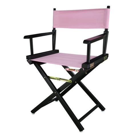 Casual Home 200-02/021-22 Director Chair 18" - Classic Height BlackFrame/Pink Canvas