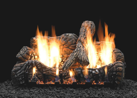 Ls24c2 24 in. 4pc Charred Oak Log Set