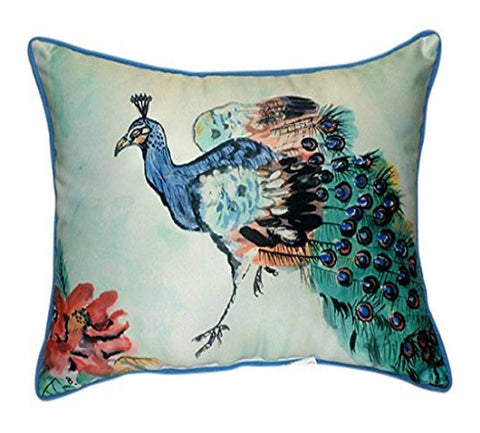 Betsy Drake Betsy's Peacock Pillow, 20" x 24"
