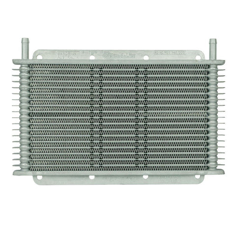 400117 (400117) Stacked Plate 17-Row Transmission Cooler, 11 x 6 x 3/4" with 3/8 inch Barbed Fittings