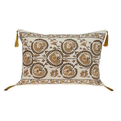 Parkland Collection Venus Transitional Beige 14" x 20" Throw Pillow