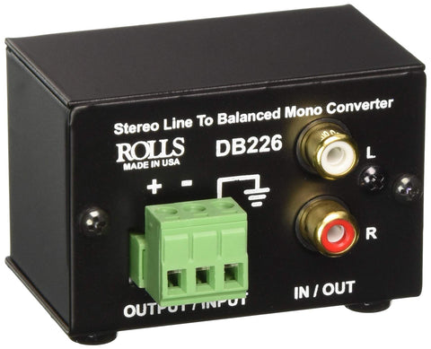 Rolls Stereo to Mono Converter DB226
