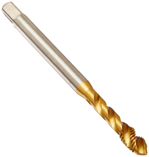 HHIP 1011-7756 M6-1.0 D5 Tin 35 Degree Metric Spiral Flute Tap, Din371