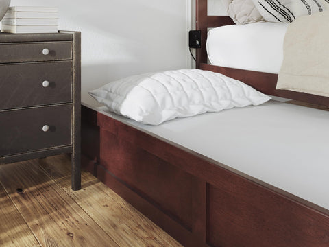 Twin Extra Long Trundle, Brown, Twin XL