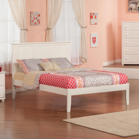 AFI, Madison Full Platform Bed, White