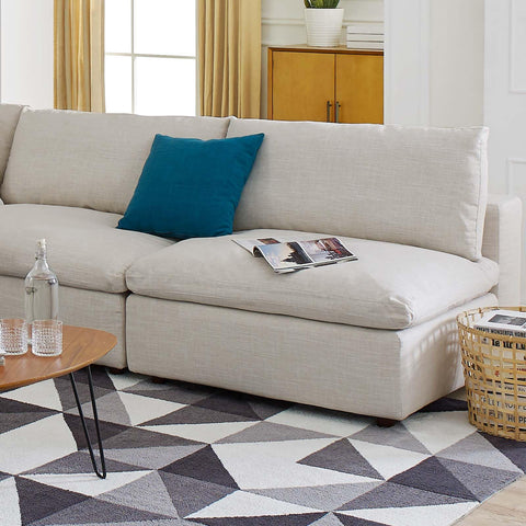 Modway Commix Down-Filled Overstuffed Upholstered Loveseat