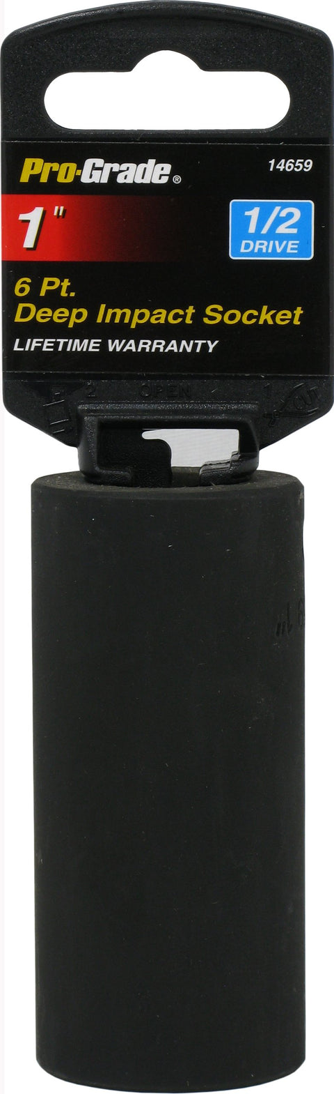 Pro-Grade 14670 1/2-Inch Drive with 6 Point Deep 13mm Impact Socket