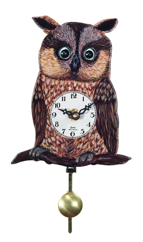 River City Clocks Owl Clock Pendulum Calarco Moving Eyes