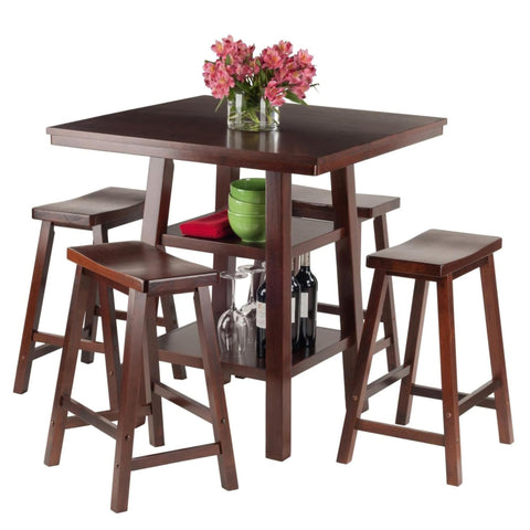 Oakestry Orlando Walnut Saddle-Seat Dining Chair Set – Solid Wood Seating with Curved Comfort Design for Kitchen, Dining Room, Breakfast Nook, or Casual Home Gatherings