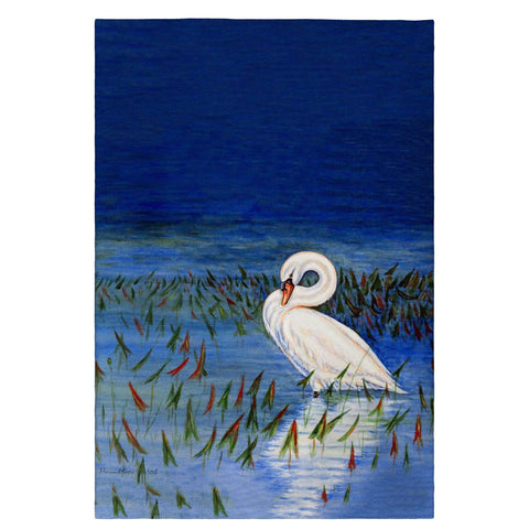 Betsy Drake Mute Swan Guest Towel