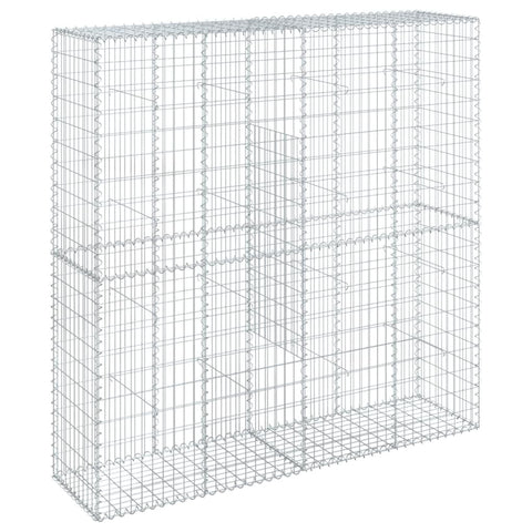 vidaxl Gabion Basket - Durable Galvanized Iron - 78.7"x19.7"x78.7"