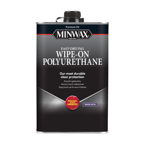 Minwax Oil-Based Wipe-On Polyurethane, 1 Pint, Satin