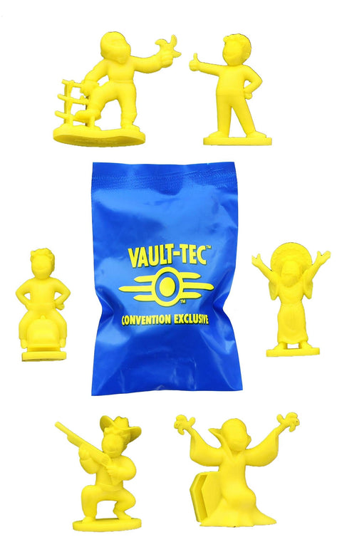 Toynk Fallout Nanoforce Blind Bag | Exclusive 2019 E3 Yellow Vault Boy Collectible Figure | Each Pack Contains 1 Rare Fallout Collectible | 2 Inches Tall