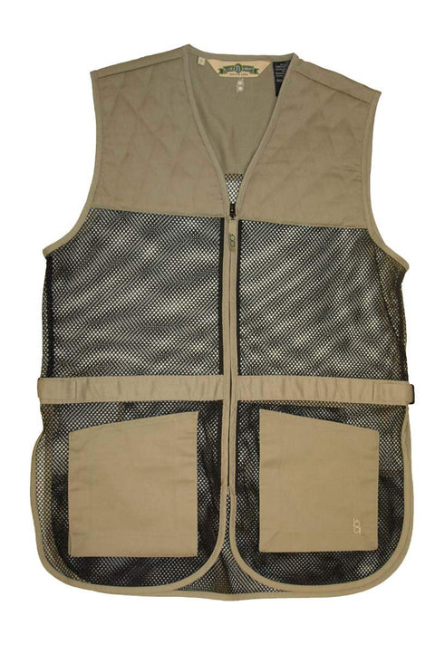 Bob Allen 245M Full Mesh Dual Pad Shooting Vest Khaki L