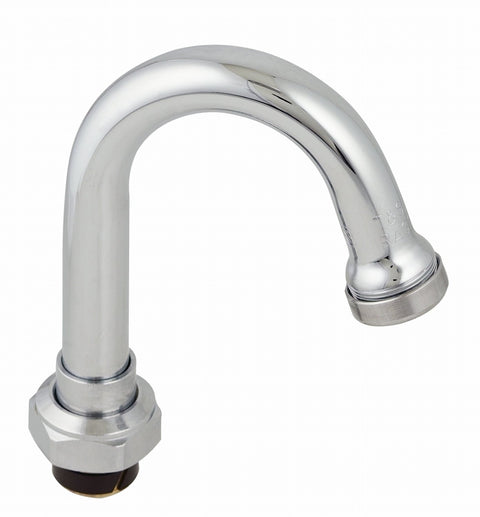 TS Brass 131X Swivel Gooseneck Spout, Chrome