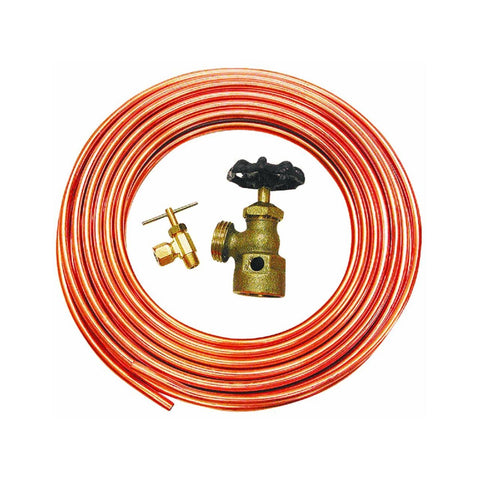 Dial 1/4 in. H x 1/4 in. W Rubber Orange Copper Tube Hook-Up Kit