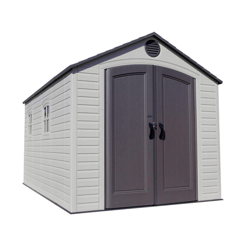 8 X 12.5 FT OUTDOOR STORAGE SHED GREY