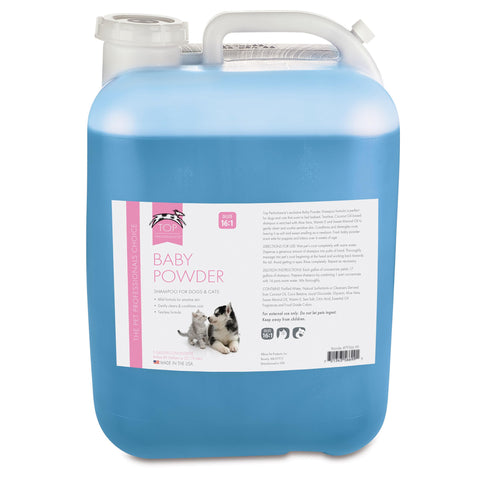 Top Performance Baby Powder Pet Shampoo, 5-Gallon