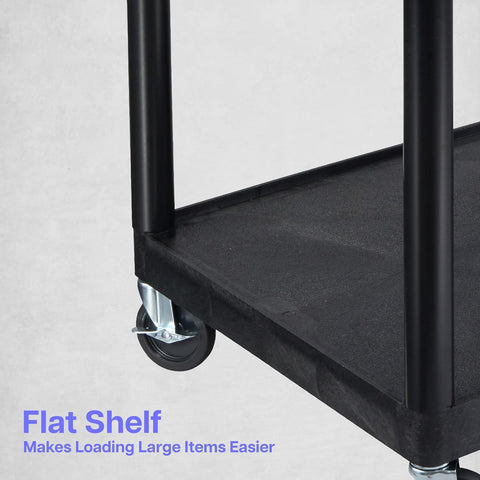 Luxor LP27-B 27"H AV Cart - Two Shelves
