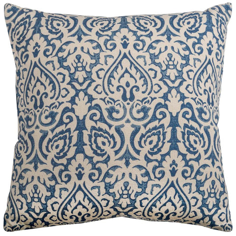 Rizzy Home | T09785 | Cover Only Decorative Pillow | 22"x22" Blue/Neutral/Blue
