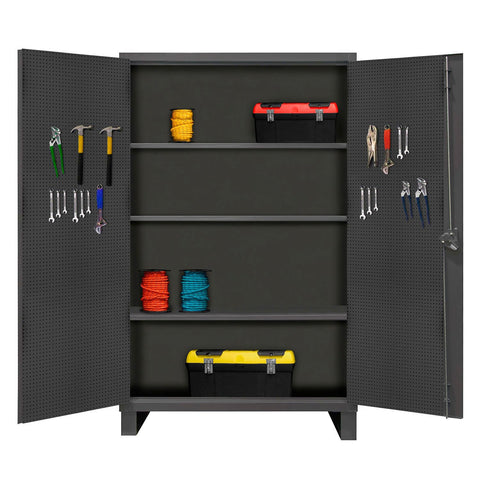 Durham HDCP244878-3S95 Cabinet, 24X48, 12 Gauge, 3 Shelves