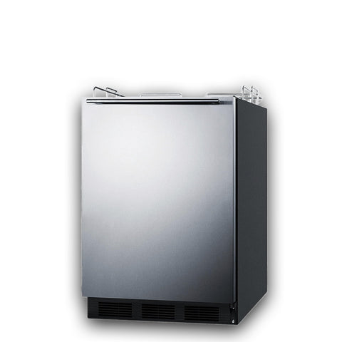 Summit 24" Undercounter Kegerator, ADA-Compliant, Stainless Steel - SBC58BLBIADANK