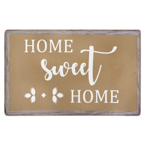 Anti-Fatigue Floor Comfort Mat - 18 x 30 Inch (Farmhouse Tan) - Waterproof Non-Slip Rug - Easy to Clean Cushioned Mat for Kitchen, Bathroom, Standing Desk & Office - Achim Home Decor