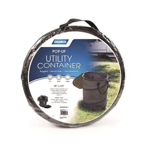 Camco Collapsible Container Capacity 33 Gallons Material Plastic