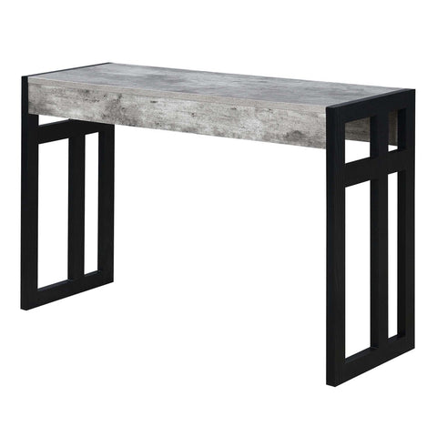 Convenience Concepts Monterey Console Table 49.5" - Modern Narrow Sofa Display Accent with Storage Shelf for Contemporary Living Room, Entryway, Hallway, or Bedroom, Faux Birch