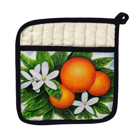 Betsy Drake PT508 Orange Pot Holder