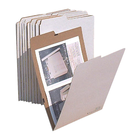 Vertical Flat Folder (Set of 10) Size: 19" H x 13" W x 0.25" D