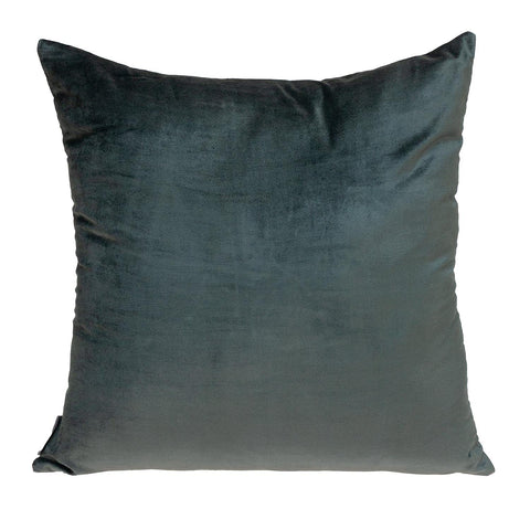 Parkland Collection Nerine Transitional Gray/Charcoal 20" x 20" Throw Pillow