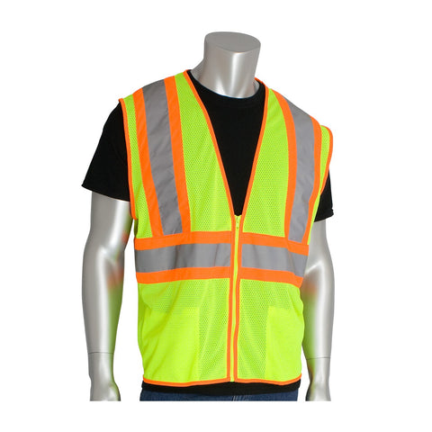 PIP 302-MVLY-M ANSI Class 2 Value Two-Tone Mesh Vest