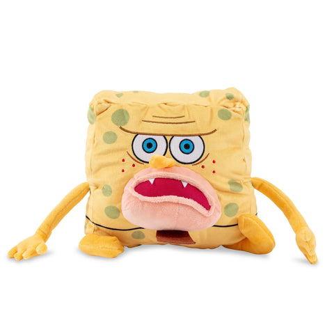 Nickelodeon Spongebob Squarepants Caveman Spongebob 10-Inch Collector Plush Toy, Large Soft Stuffed Animal