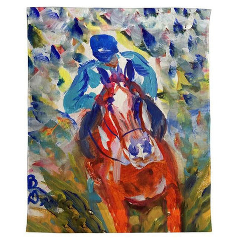 Betsy Drake TP1439 24 x 30 in. Horse Finishing Outdoor Wall Hanging