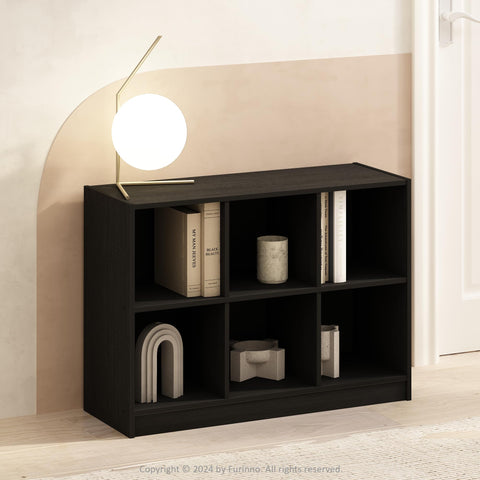 Furinno Basic 3x2 Cube Organizer Shelf Storage Bookcase Espresso