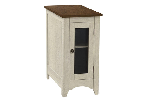 Monarch Specialties 3966, End, Side, Narrow, Nightstand, Bedroom, Lamp, Storage, White Accent Table 24" H Antique Espresso Veneer, 11.75" L x 21.75" W x 24.25" H