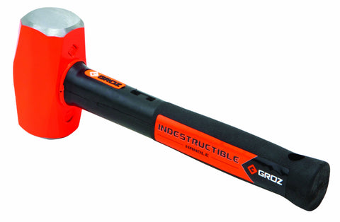 Groz 34501 12" Indestructible Striking Hammer, 4 lb