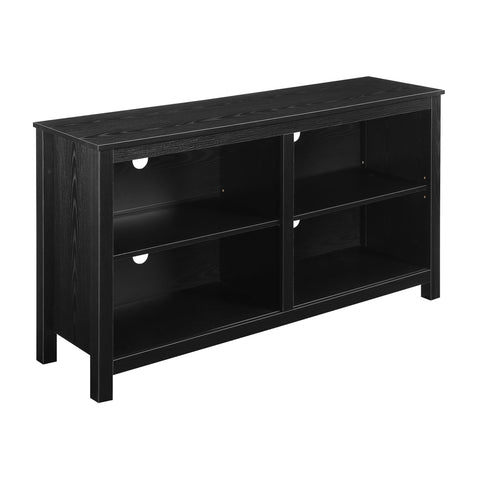 Convenience Concepts Montana Highboy TV Stand 58" - Four Tier Entertainment Center for TVs up to 65 Inches, Modern TV Mount with Shelves for Living Room, Family Room, Black
