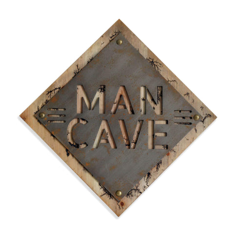 Man Cave Metal Cutout Wall Art