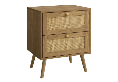 Monarch Specialties I 3614 Accent Table, Side Table, End, Bedroom, Living Room, Nightstand, Walnut Laminate