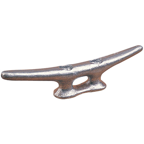 Sea Dog 040108 Galvanized Open Base Flat Head Cleat, 8-Inch