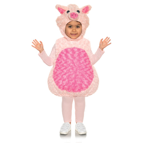 UNDERWRAPS Pot Belly Pig Toddler Halloween Costume - Clown Belly Baby Cute Costume for Girls & Boys Dress Up, Toddler Dress Up Play Set Kit