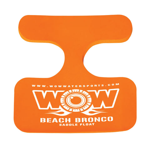 WOW Sports Water Saddle Float for Adults and Kids, 1 Person Pool Seat, Water Accessories Orange, 21" x 20" x 1.6"