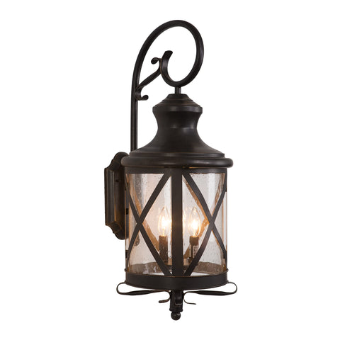 Yosemite Home Decor 5364ORB-S Lorenza Collection Two Lights Incandescent, Small, Oil Rubbed Bronze, 39 Piece