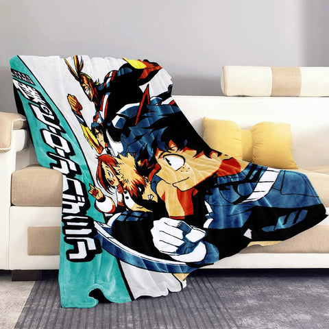 My Hero Academia Plush 45 x 60 Inch Fleece Throw Blanket