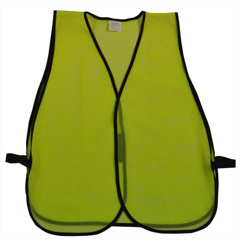 Petra Roc LVM-0 Safety Vest Lime Mesh, No Reflective Tapes, One Size