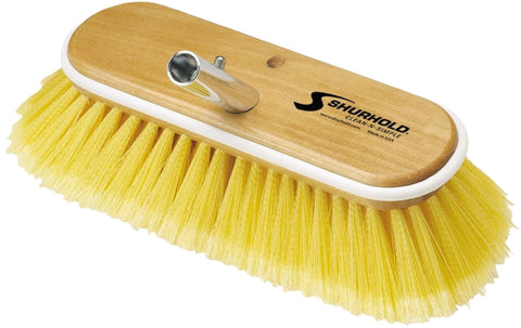 10 DECK BRUSH SOFT YELLOW POL